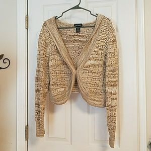 Lane Bryant 1/2 sweater with a Hood.